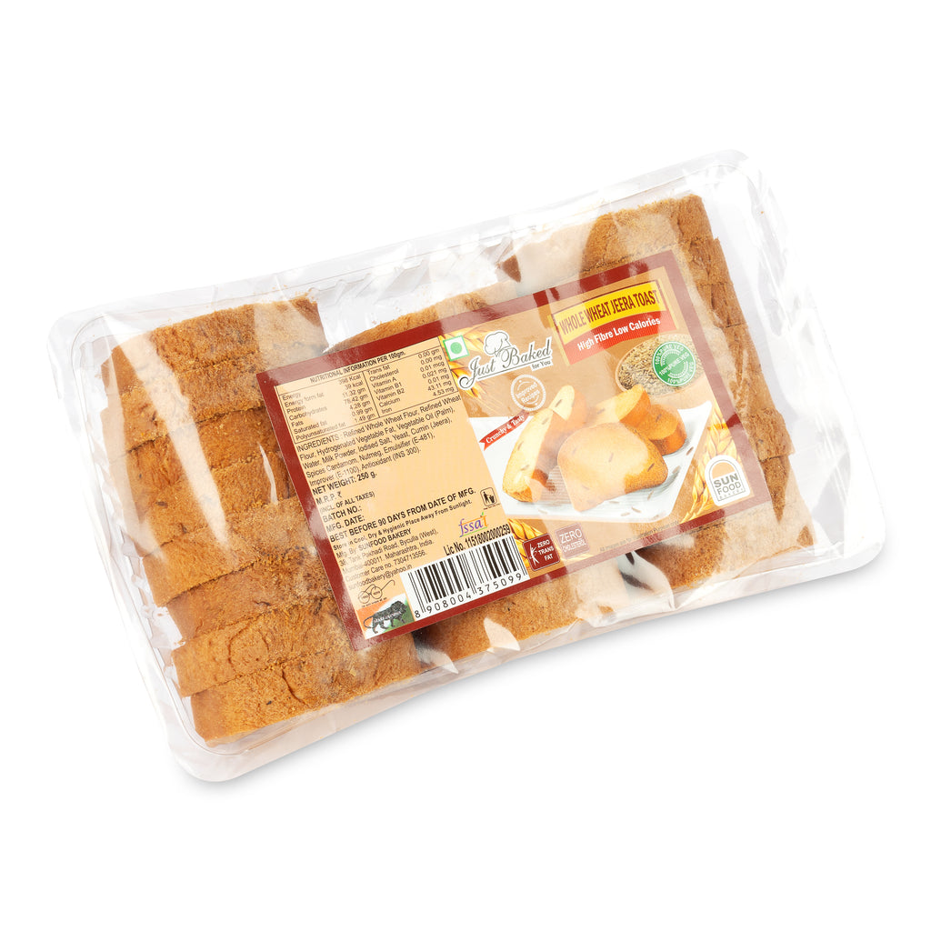 Whole Wheat Jeera Toast
